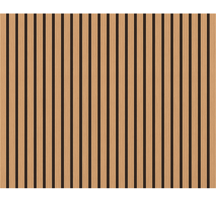 거실 배경 화면 갈색과 검정 나무 효과 - TenStickers