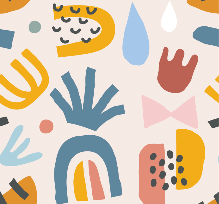 배경 화면 요약 보헤미안 패턴 - TenStickers