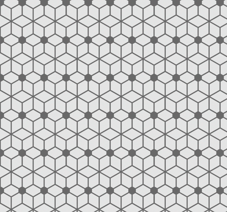 회색 모자이크 욕실 벽지 - TenStickers