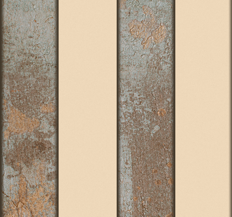 콘크리트 줄무늬 벽지의 스타일링 - TenStickers