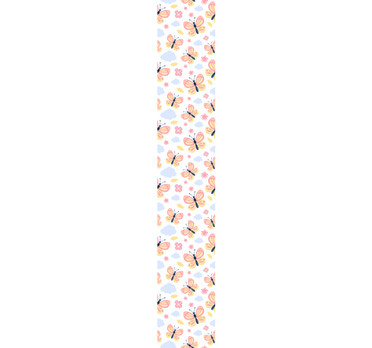 나비 배경 화면 나비 구름 패턴 - TenStickers