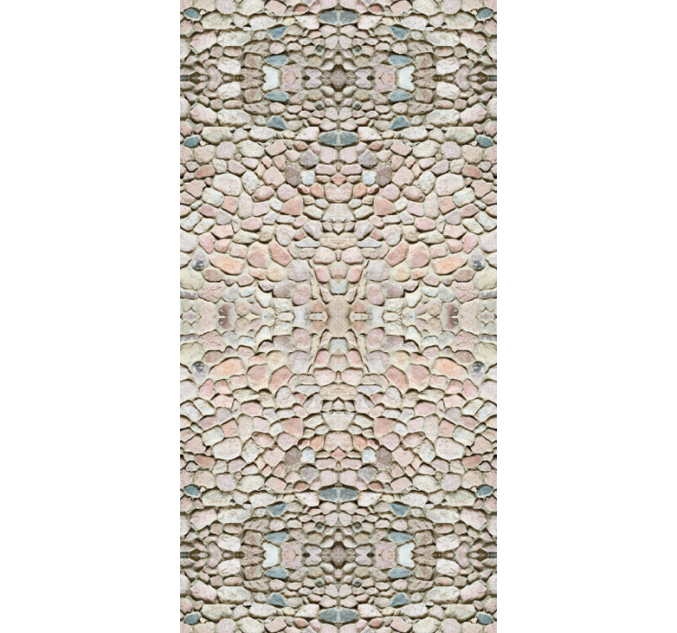 소박한 돌 질감 돌 벽지 - TenStickers