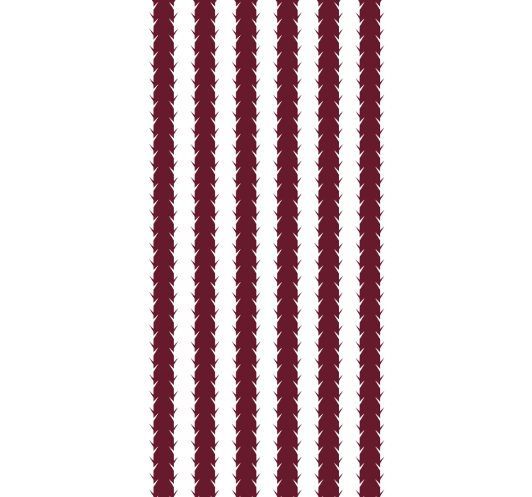 거실 배경 화면 기하학적 잎사귀 패턴 - TenStickers