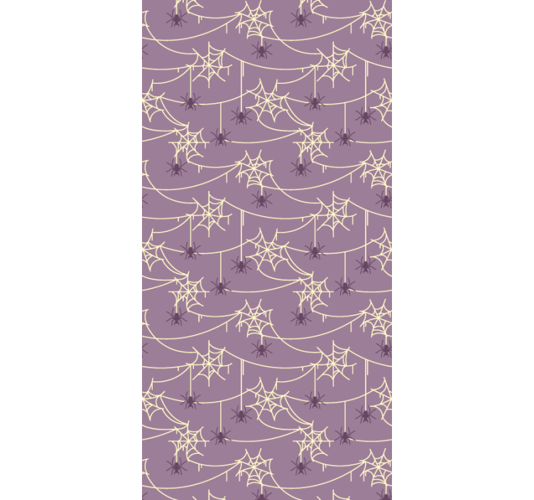할로윈 벽지 거미줄 모티브 - TenStickers