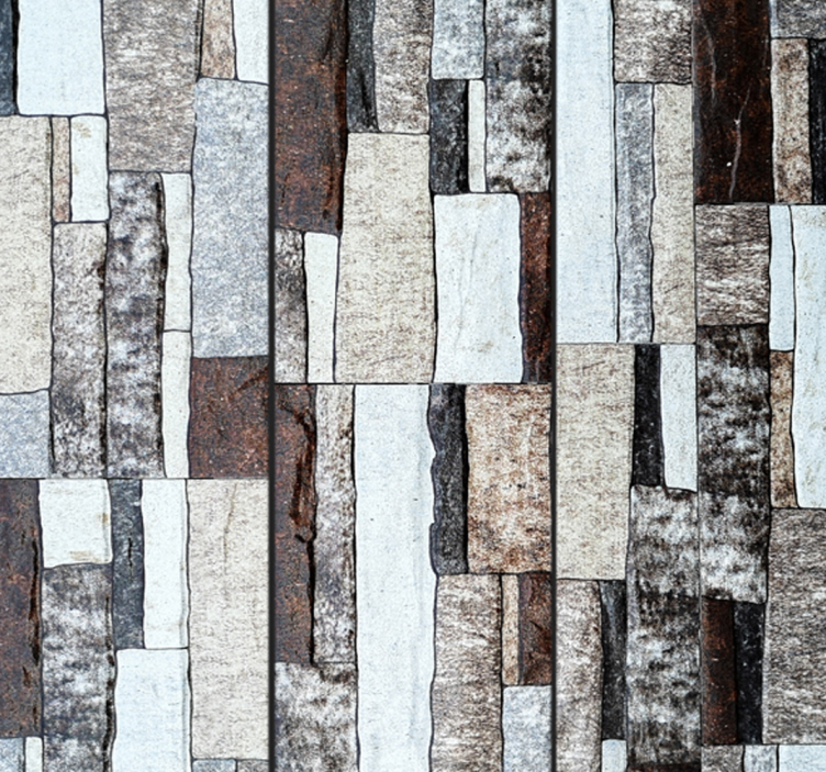 돌 높은 도로 질감 벽지 - TenStickers