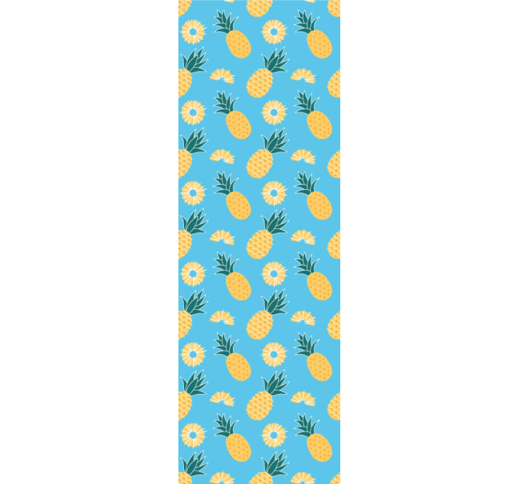 동물 벽지 파인애플 열대 인쇄 - TenStickers