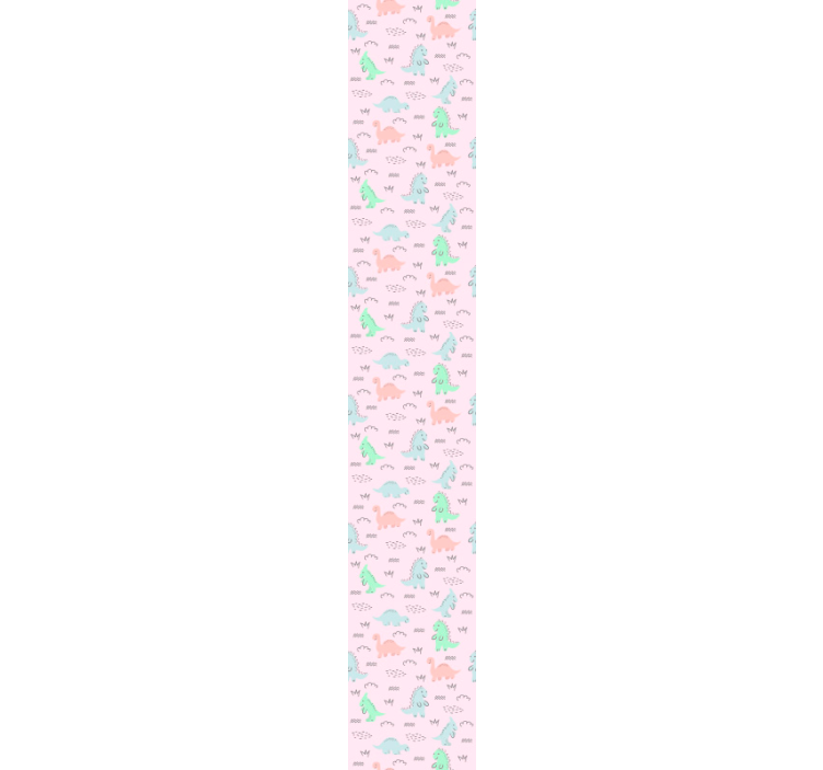 공룡이 있는 벽지 장난기 가득한 공룡 무늬 - TenStickers