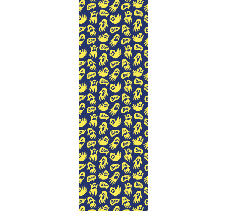 할로윈 벽지 유령 패턴 - TenStickers