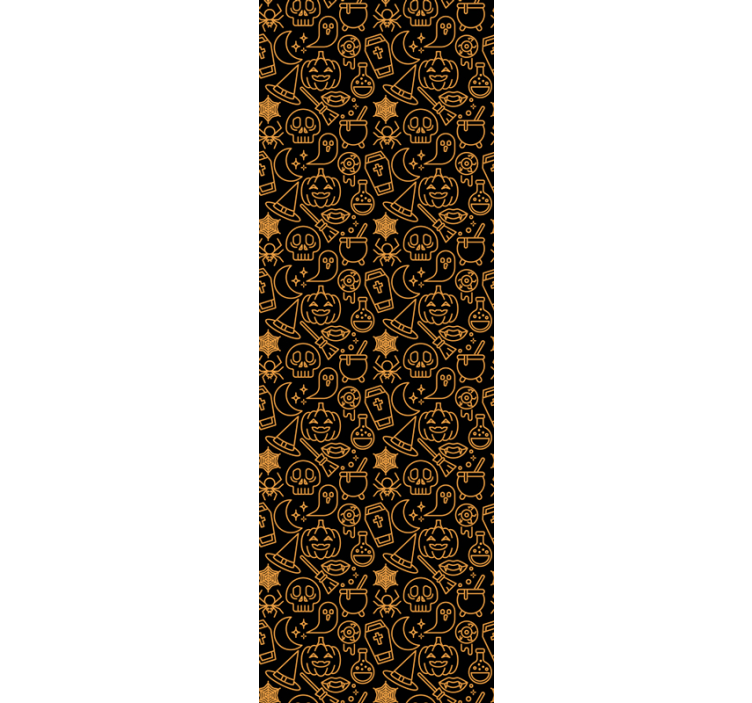 네온 요소 할로윈 벽지 - TenStickers