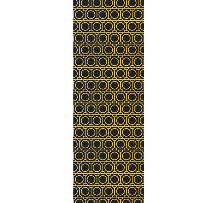 기하학적 벽지 기하학적 링 - TenStickers