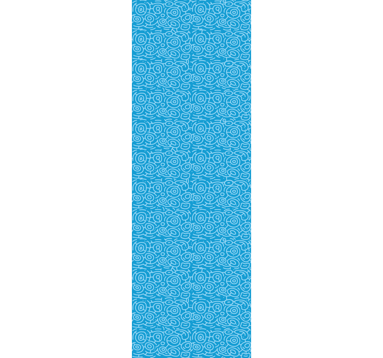 기하학적 벽지 나선형 기하학적 패턴 - TenStickers