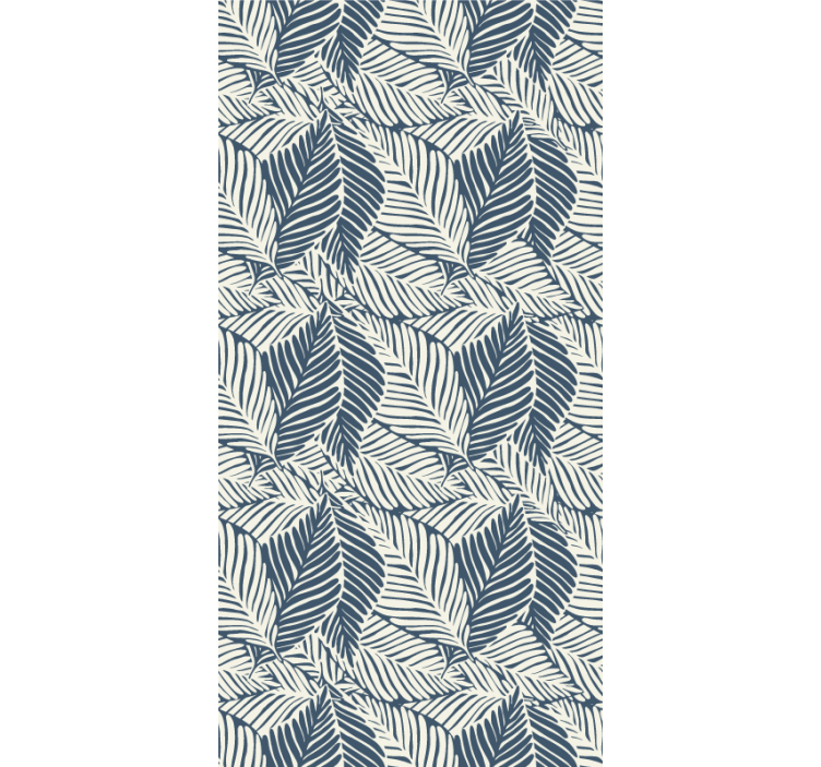 벽지 텍스처 자연 잎이 많은 패턴 - TenStickers