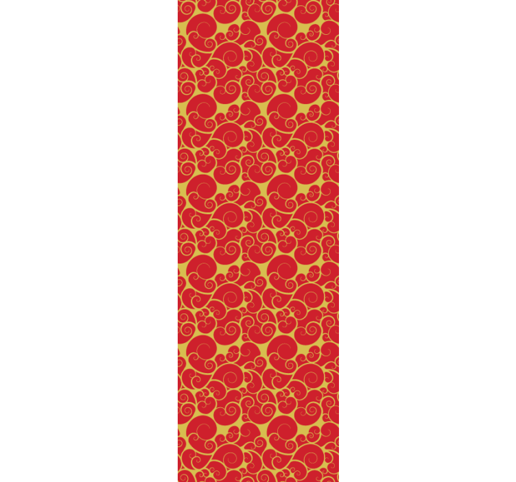 벽지 텍스처 타일 화려한 소용돌이 패턴 - TenStickers