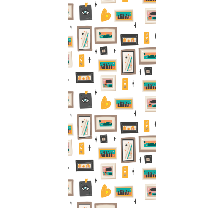 산업 벽지 복고풍 사무실 모티브 - TenStickers