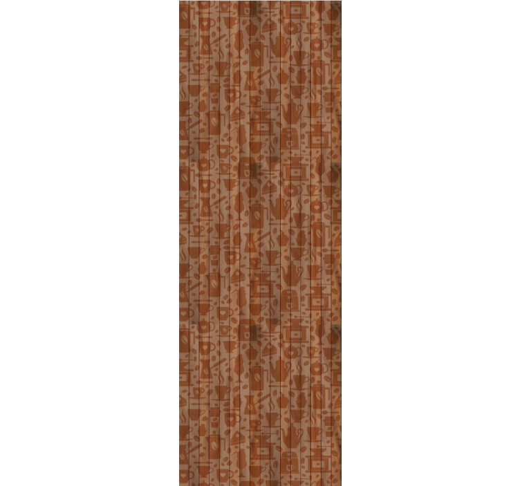 주방 벽지 카페테리아 모티브 - TenStickers