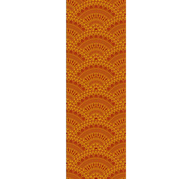 기하학적 벽지 기하학적 아치 패턴 - TenStickers