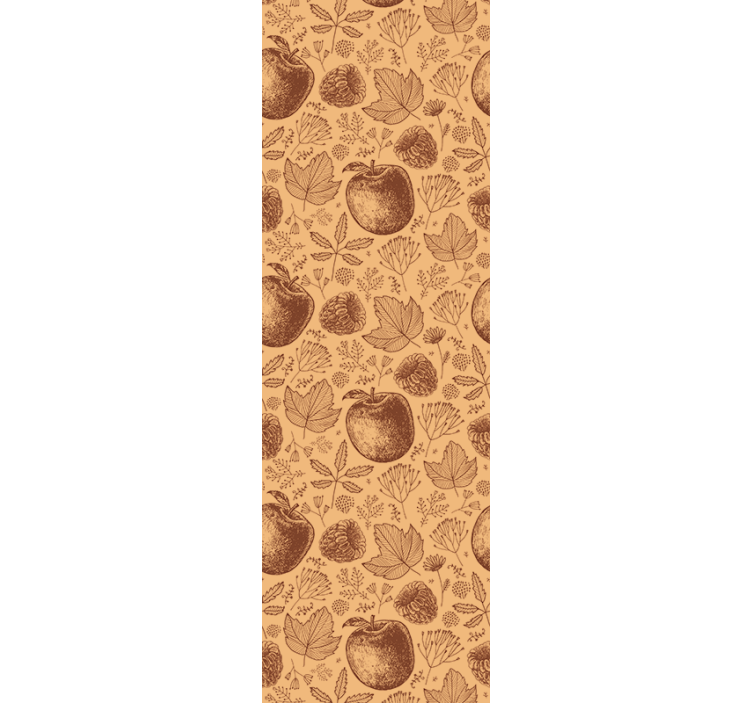 벽지 텍스처 자연 가을 단풍 패턴 - TenStickers