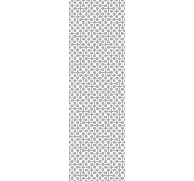 회색 벽지 기하학적 파장 - TenStickers