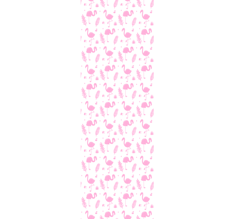 동물 벽지 플라밍고 모티브 - TenStickers
