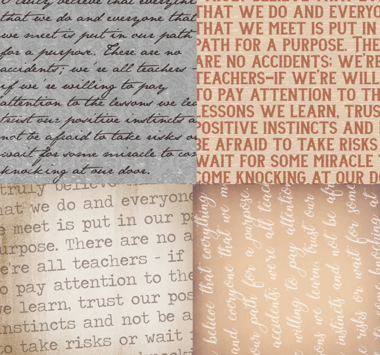 말라 깁스-난 정말 편지 벽지를 믿습니다 - TenStickers