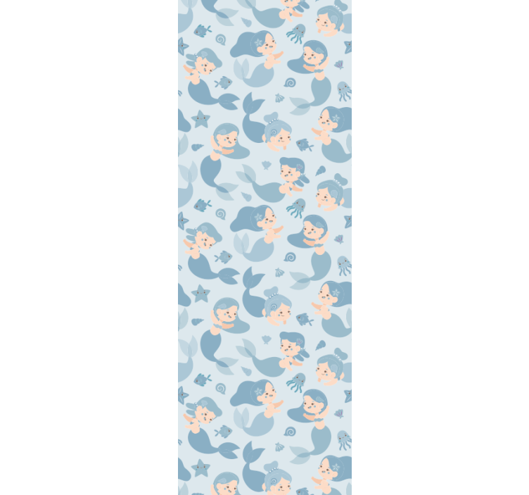 아이의 침실 벽지 수중 판타지 - TenStickers