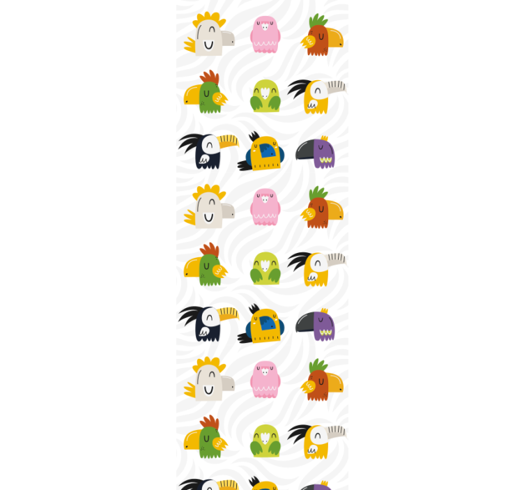 아이의 침실 벽지 쾌활한 괴물 벽화 - TenStickers