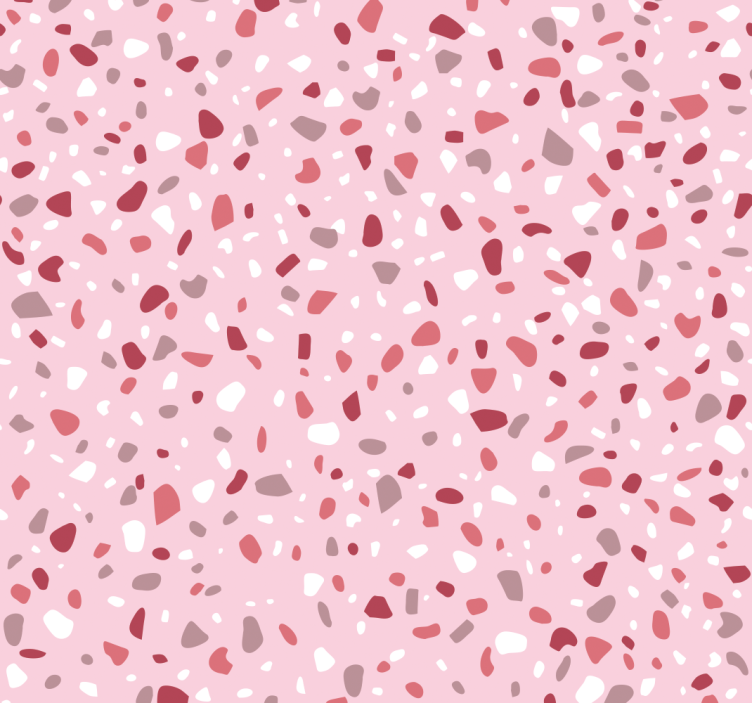 폴카 도트 벽지 테라조 질감 - TenStickers