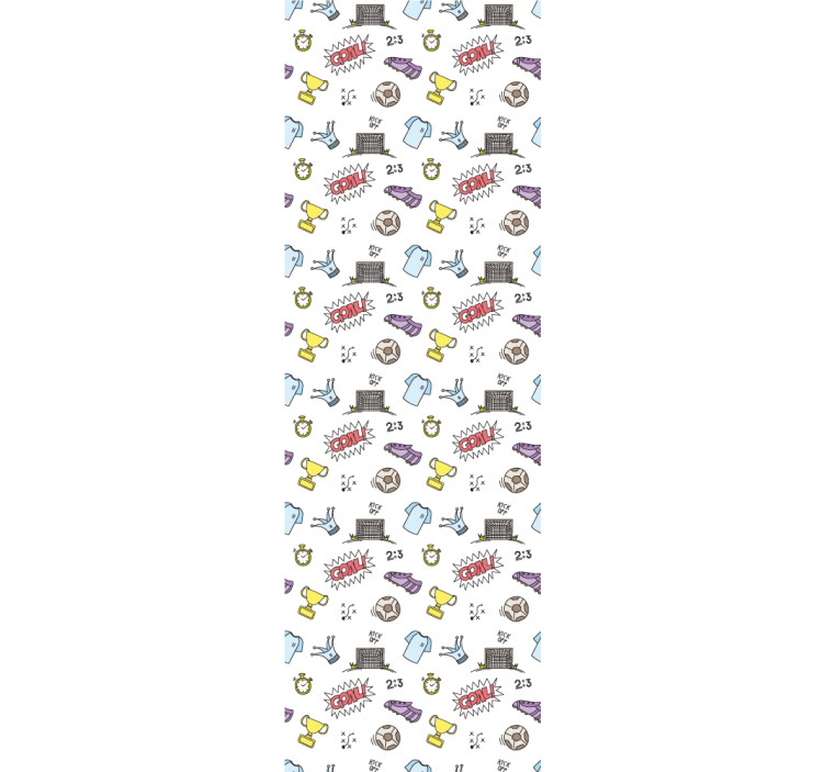 보육 벽지 축구 재미있는 테마 - TenStickers