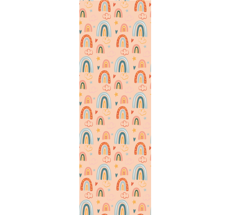 십대 침실 벽지 무지개 꿈의 풍경 - TenStickers