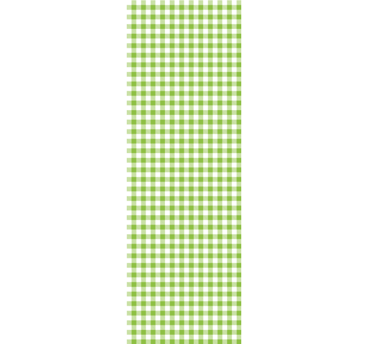 레스토랑 배경 벽지 깅엄 체크 패턴 - TenStickers