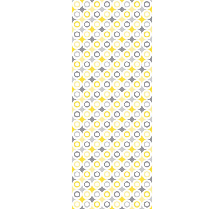 폴카 도트 벽지 원형 패턴 - TenStickers