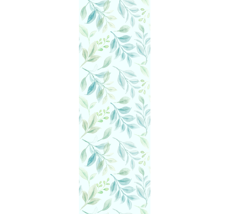 나뭇잎이 있는 벽지 우아한 단풍 - TenStickers