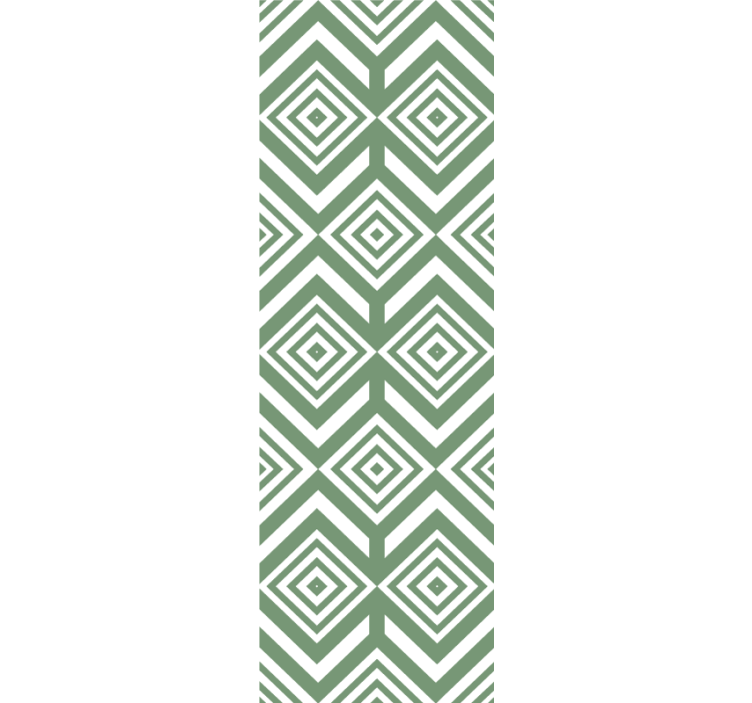 기하학적 벽지 기하학적인 다이아몬드 모양 - TenStickers