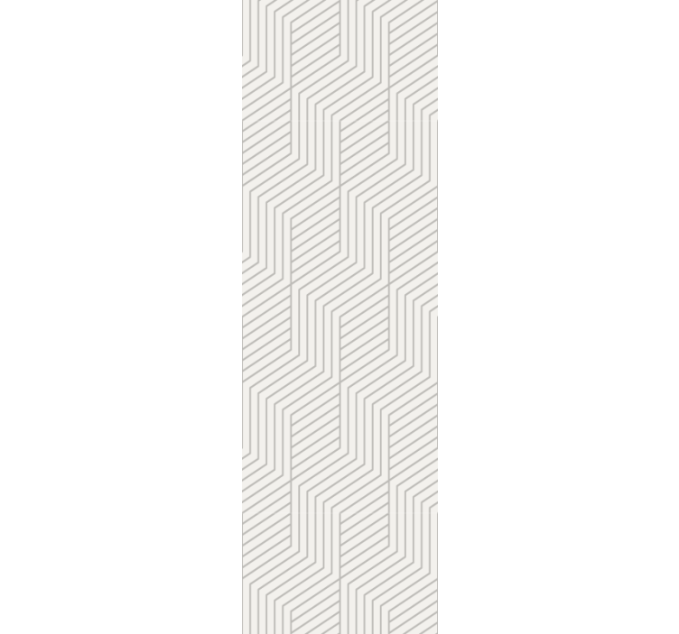 기하학적 벽지 선형 미로 패턴 - TenStickers