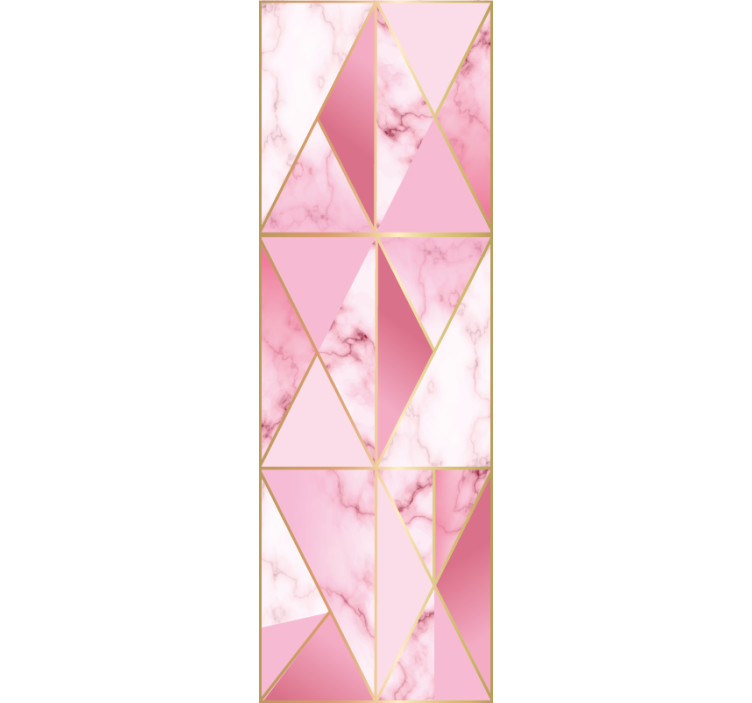 기하학적 벽지 대리석 기하학 패턴 - TenStickers