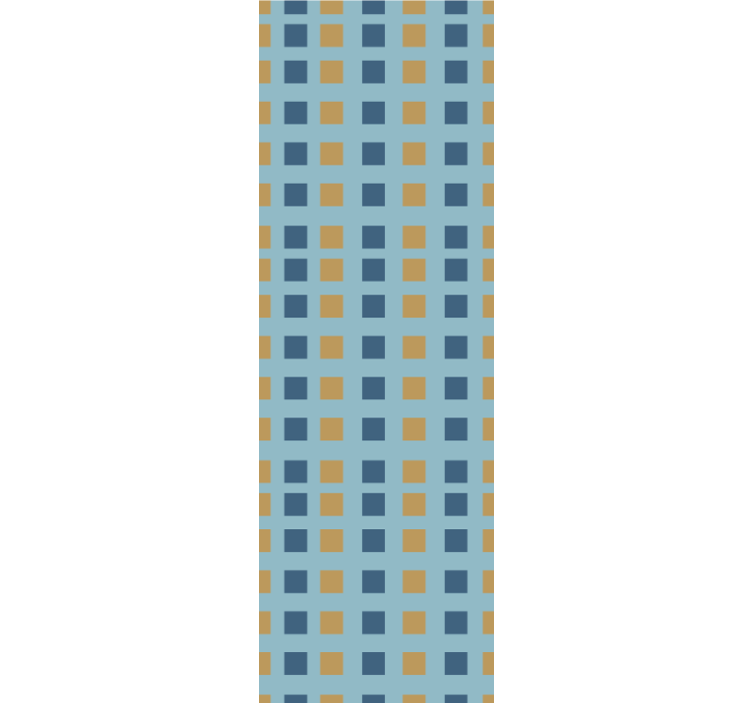 광장 벽지 기하학적 정사각형 격자 - TenStickers