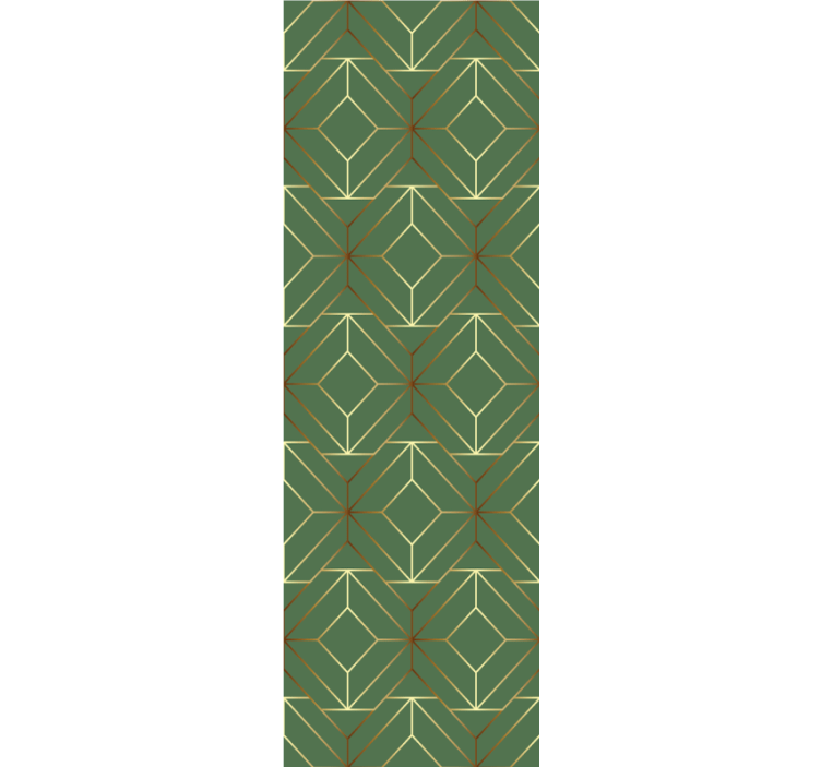 기하학적 벽지 추상 다이아몬드 형태 - TenStickers