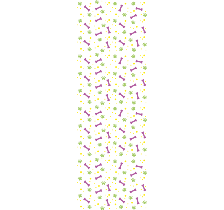 침실 벽지 꽃 악기 패턴 - TenStickers