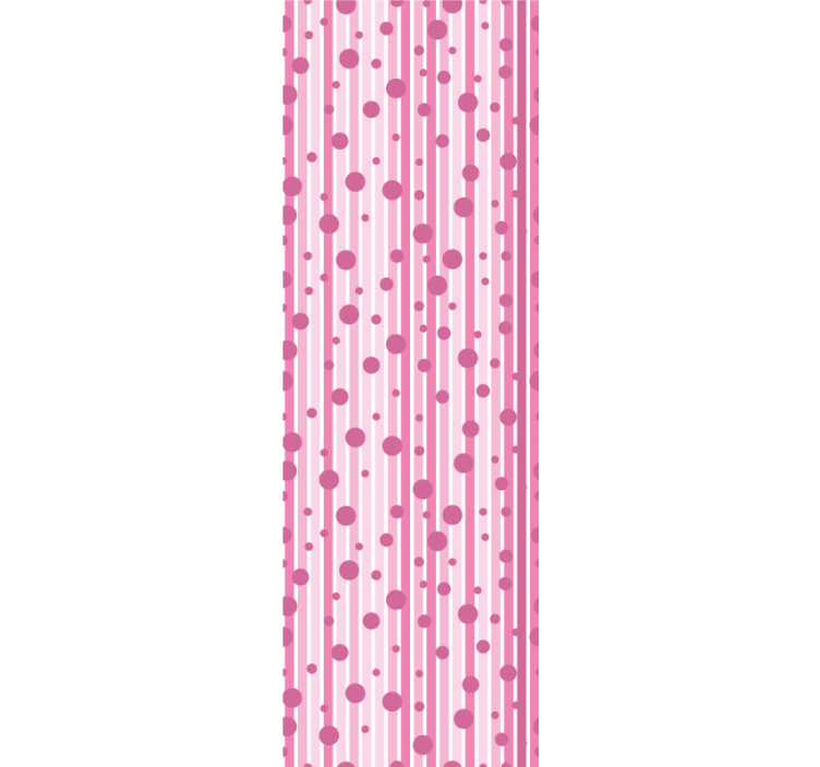 폴카 도트 벽지 스트라이프 점 패턴 - TenStickers