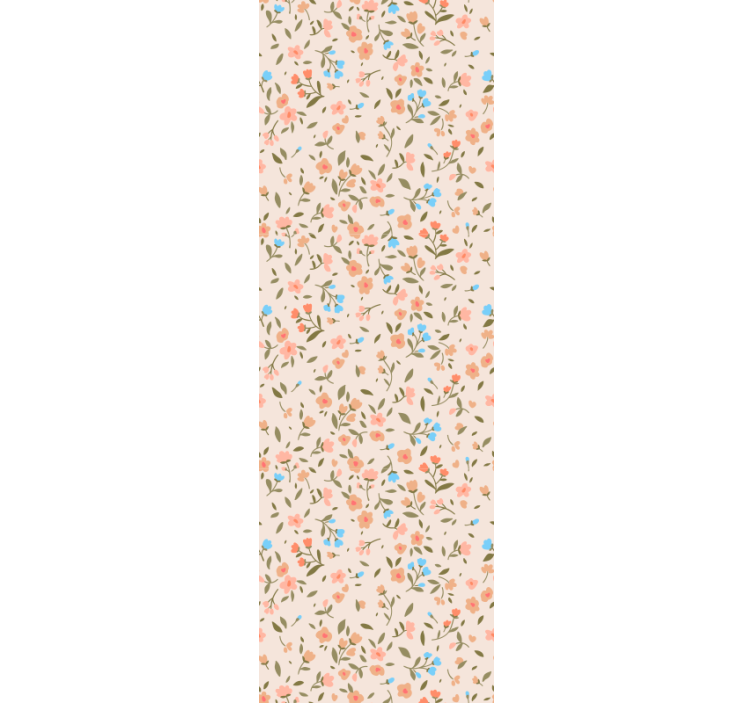 꽃이 있는 벽지 꽃무늬 매력 - TenStickers