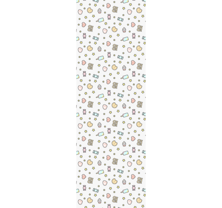 보육 벽지 과자에서 영감을 받은 패턴 - TenStickers