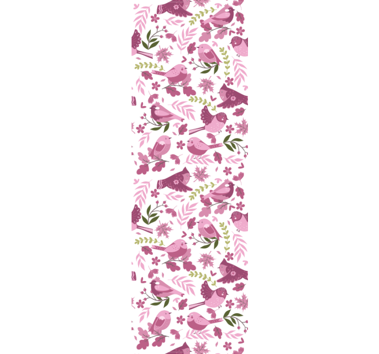 새가 있는 벽지 새 그림 - TenStickers