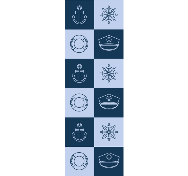 벽지 텍스처 타일 해양 타일 패턴 - TenStickers