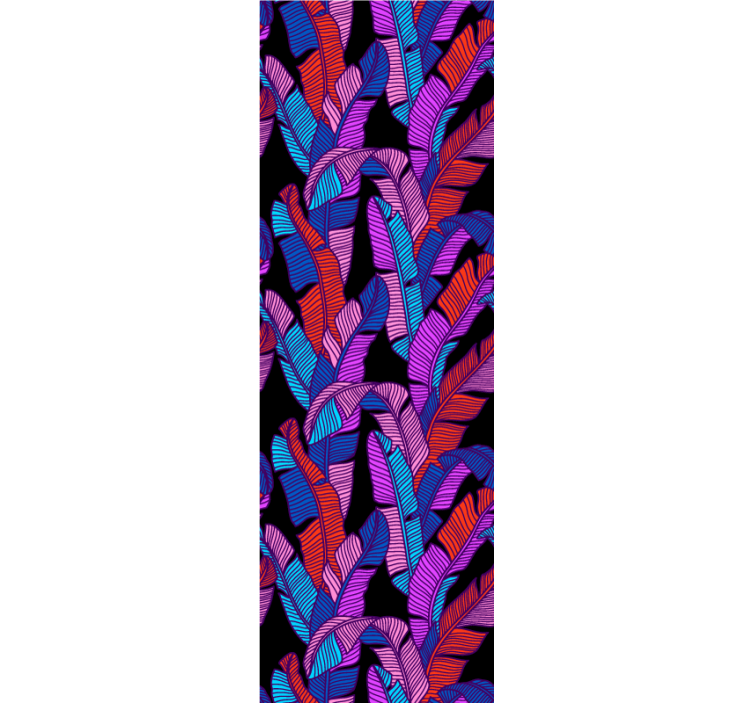 화려한 꽃 벽지의 원래 디자인 - TenStickers