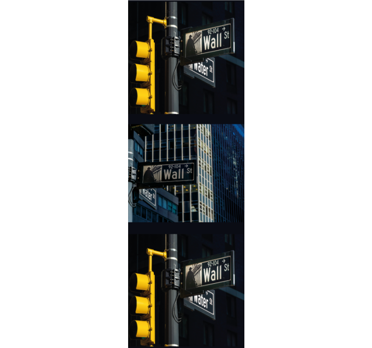 벽지 도시 및 시골 배경 도시 교차로 - TenStickers