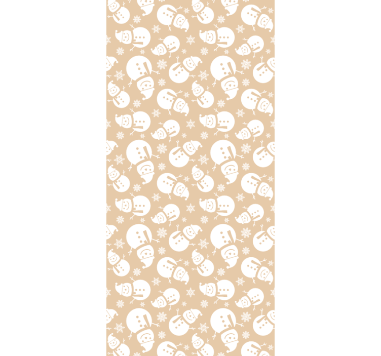 벽지 텍스처 자연 눈 덮인 패턴 - TenStickers