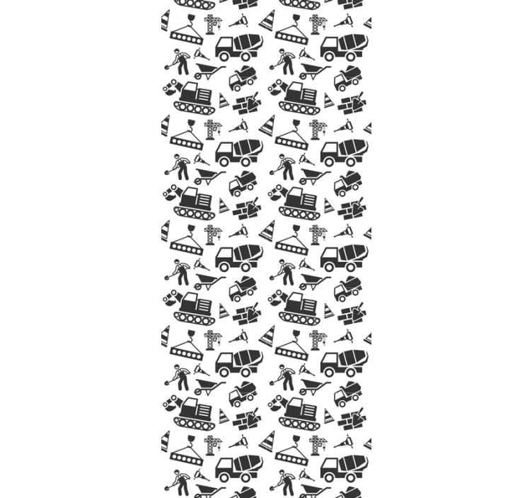 산업 벽지 건축 모티브 - TenStickers