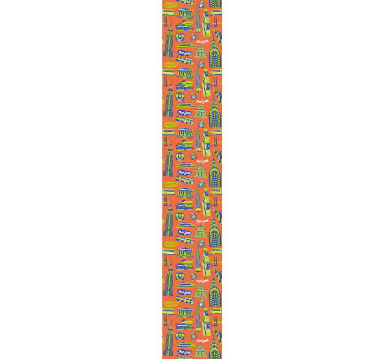 뉴욕 벽지 도시 랜드마크 - TenStickers