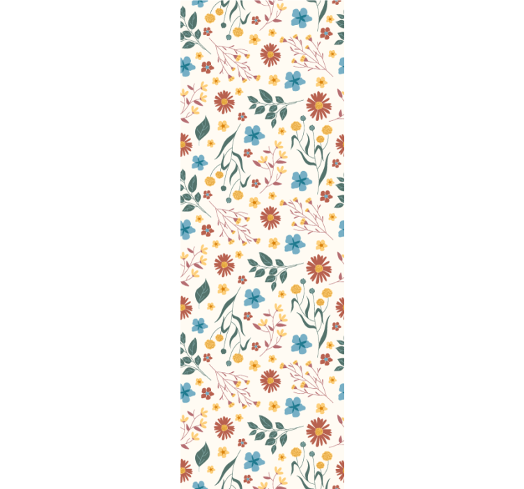 꽃이 있는 벽지 식물의 번영 - TenStickers