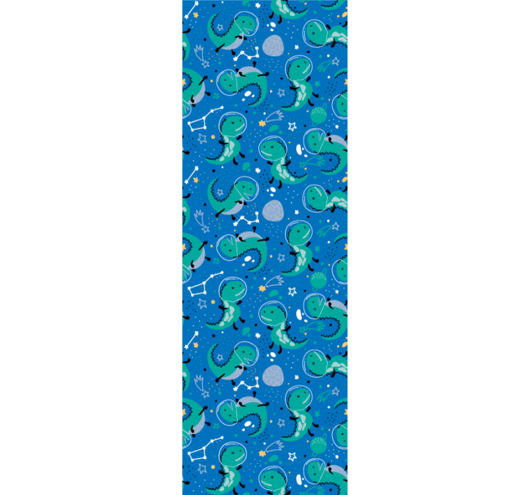 공룡이 있는 벽지 공룡 별자리 - TenStickers